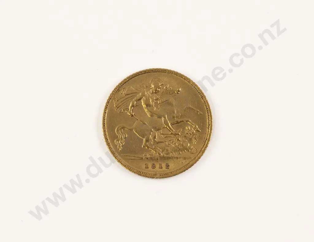 1912 Half Gold Sovereign Image 1++