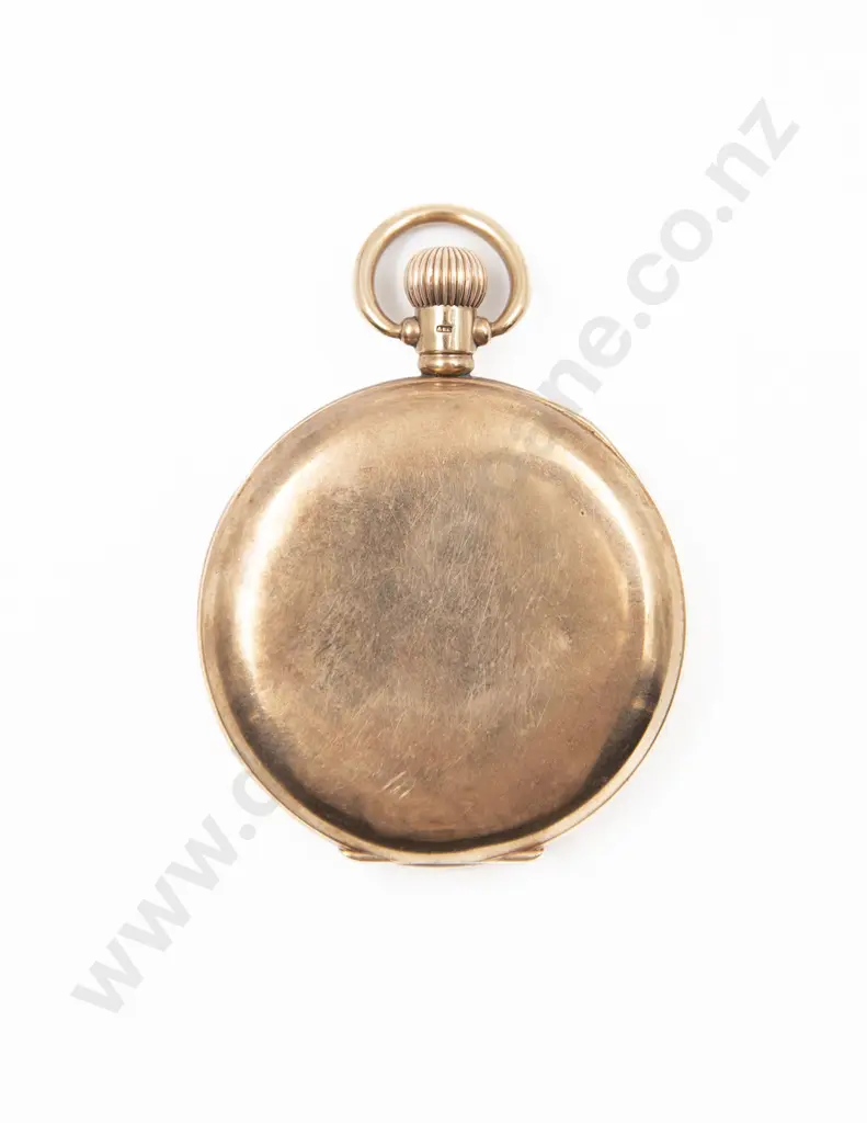 Elgin 9ct Hunter Cased Lever Wind Pocket Image 1++