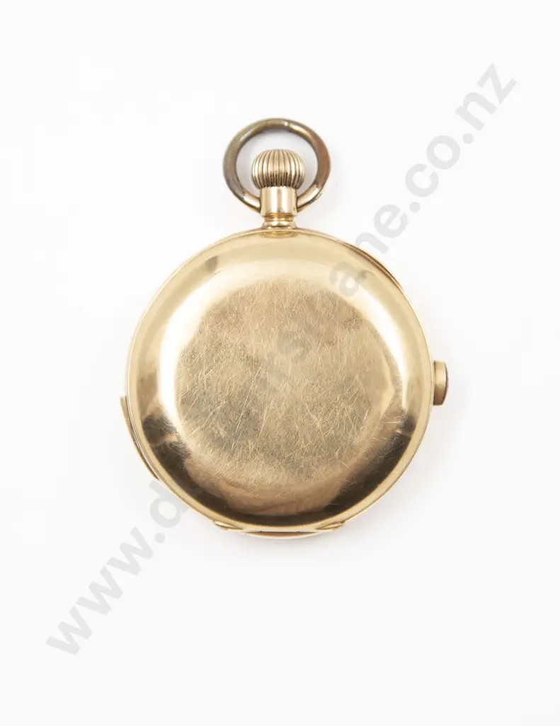 18ct Hunter Cased Lever Wind Chronograph Repeater Image 1++
