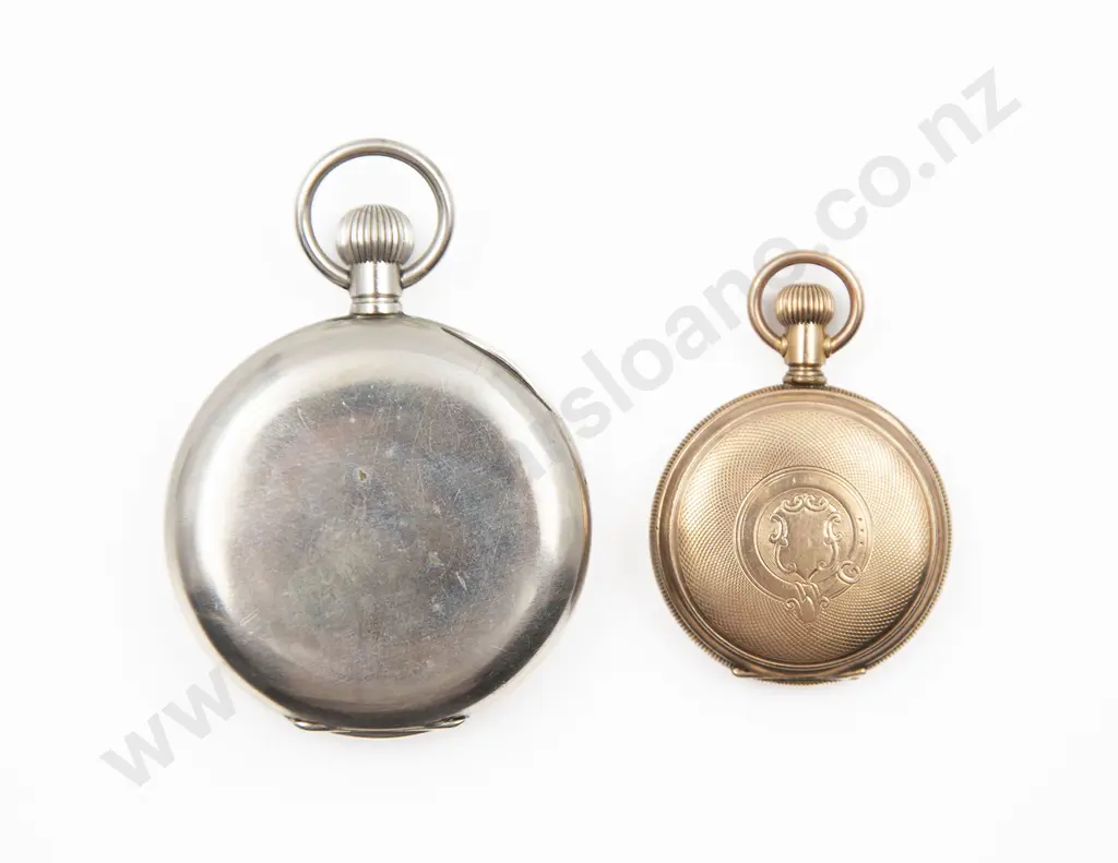 Early C20th Rolex Chrome Plated Open Face Lever Wind Pocket Watch Image 1++