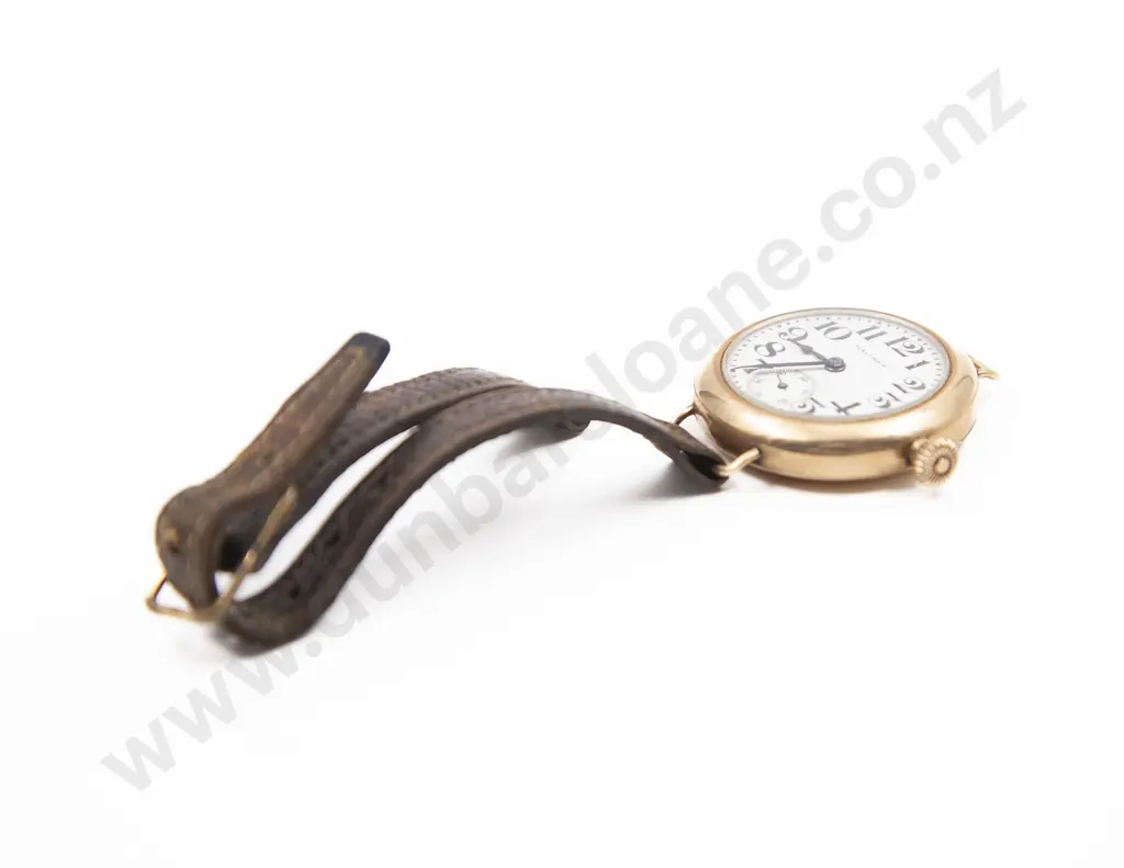 Early C20th Waltham 10ct Cased Gents Wrist Watch Image 1++