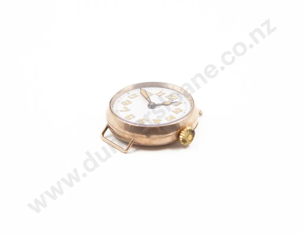 Early C20th Rolex 9ct Cased Gents Small Wrist Watch Image 1++