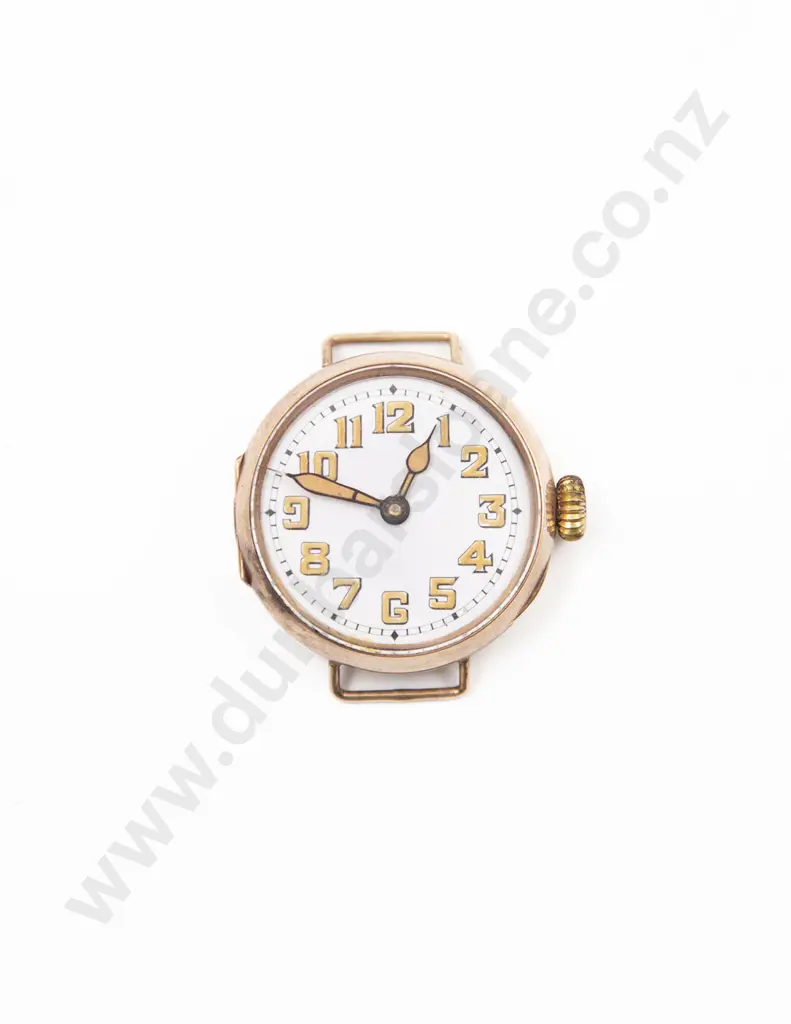 Early C20th Rolex 9ct Cased Gents Small Wrist Watch Image 1++