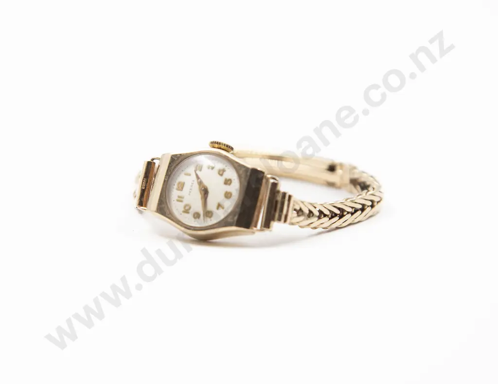 Vintage All 9ct Peerex Ladies Manual Wind Wrist Watch Image 1++