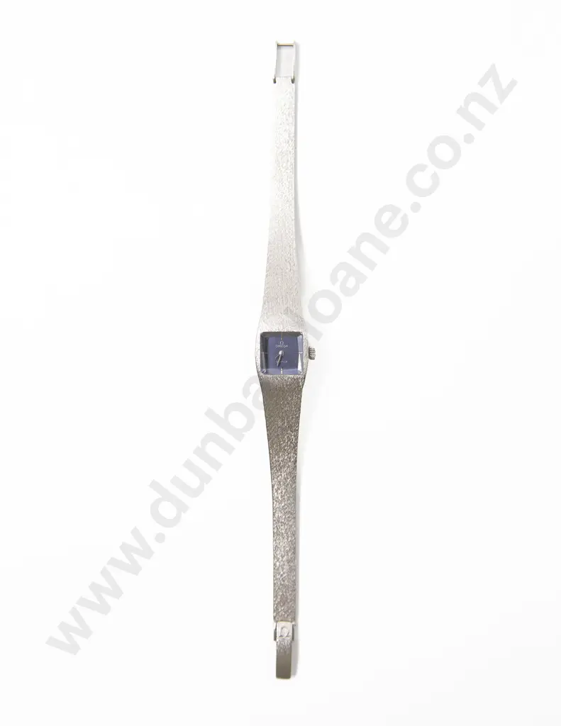 All 18ct White Gold Omega de Ville Ladies Manual Wind Dress Wrist Watch Image 1++