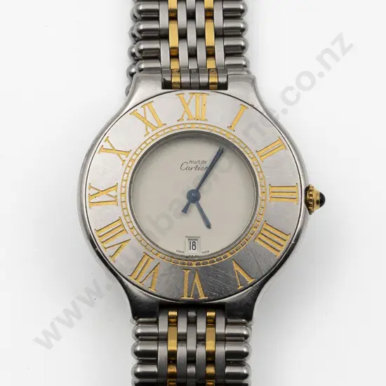 Must de Cartier 21 Gents Quartz Stainless Steel Wrist Watch