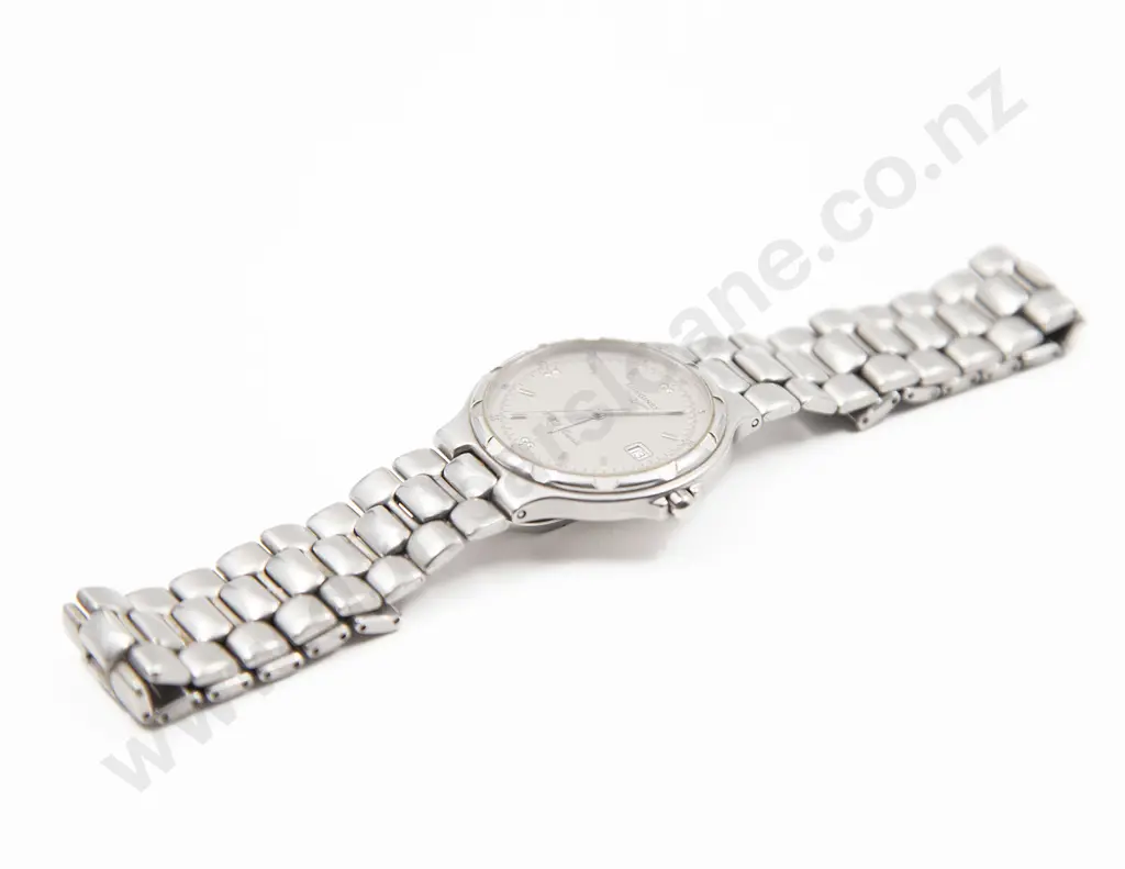 Longines Conquest V. H. P. Quartz Gents All Stainless Steel Wrist Watch Image 1++