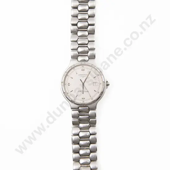 Longines Conquest V. H. P. Quartz Gents All Stainless Steel Wrist Watch