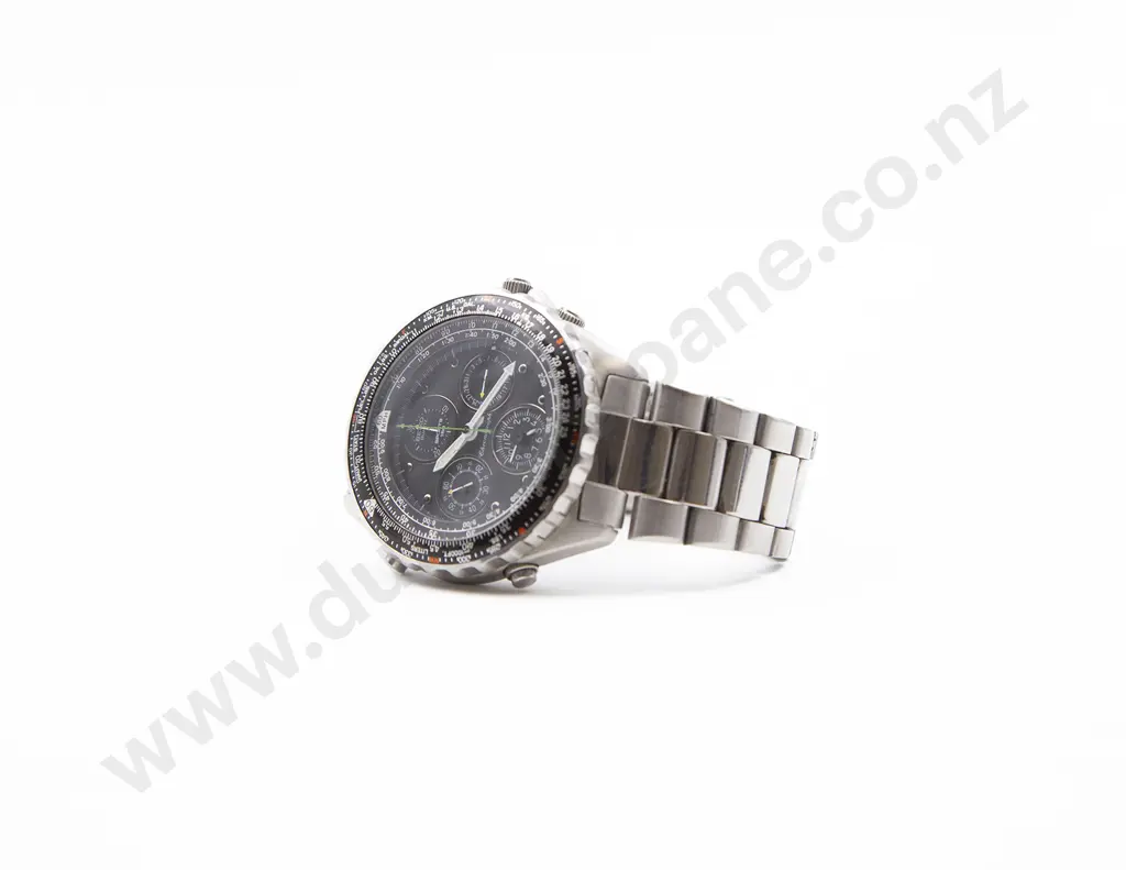 Seiko Quartz SEH005J Uhr Alarm Chronograph Calendar Sport 150 Watch Image 1++