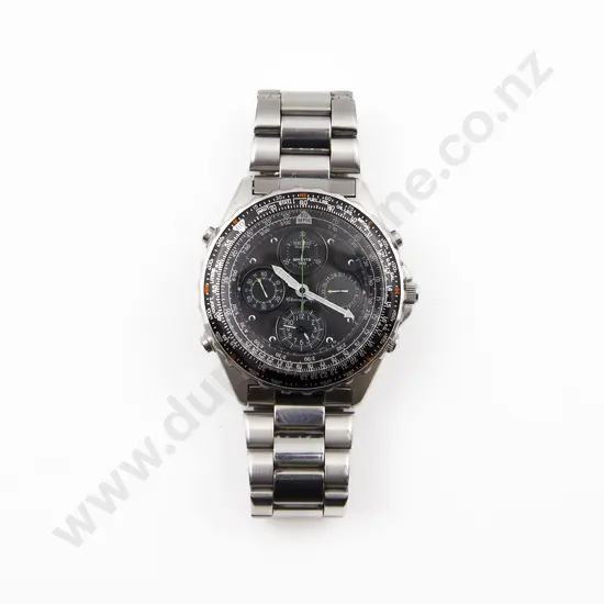 Seiko Quartz SEH005J Uhr Alarm Chronograph Calendar Sport 150 Watch