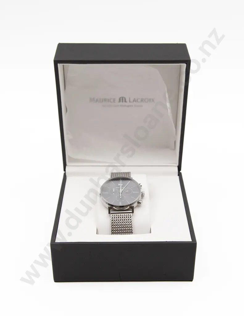 Original Boxed Maurice Lacroix Eliros Gents Quartz Dress Wrist Watch Image 1++