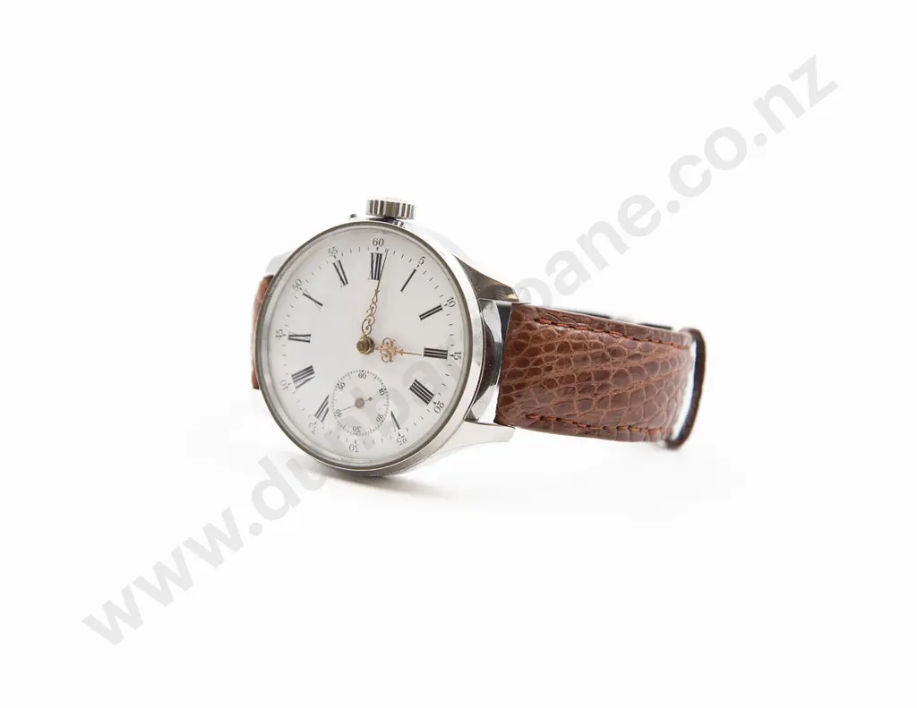 Gents Dress Wrist Watch Le Coultre Co - Half Skeleton Mechanical Marriage Image 1++