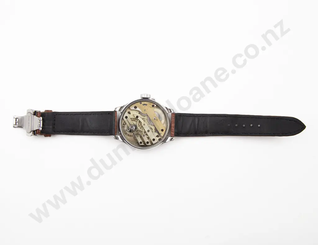 Gents Dress Wrist Watch Le Coultre Co - Half Skeleton Mechanical Marriage Image 1++