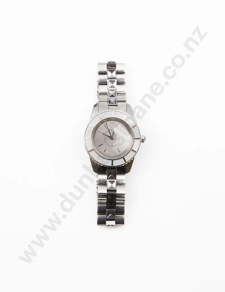 Original Boxed Dior Christal Swiss Quartz CD113115 Ladies Wrist Watch Image 1++