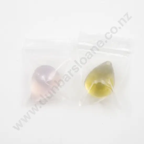 Unmounted Citrine and Rose Quartz