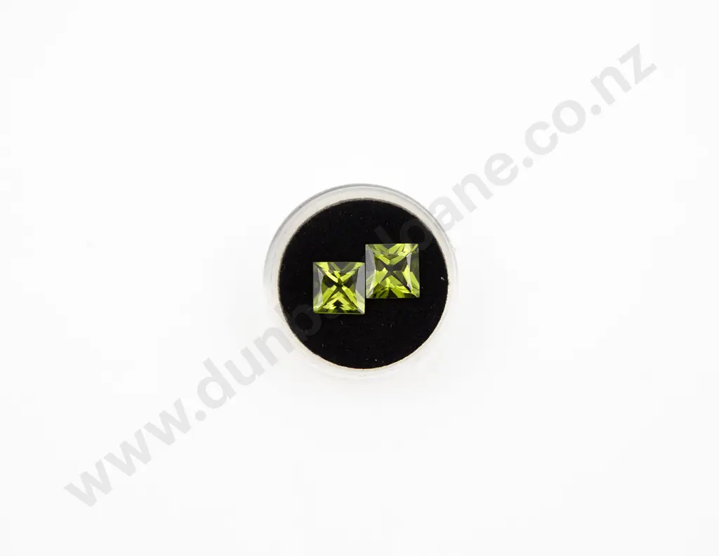 Two Matched Unmounted Peridots Image 1++