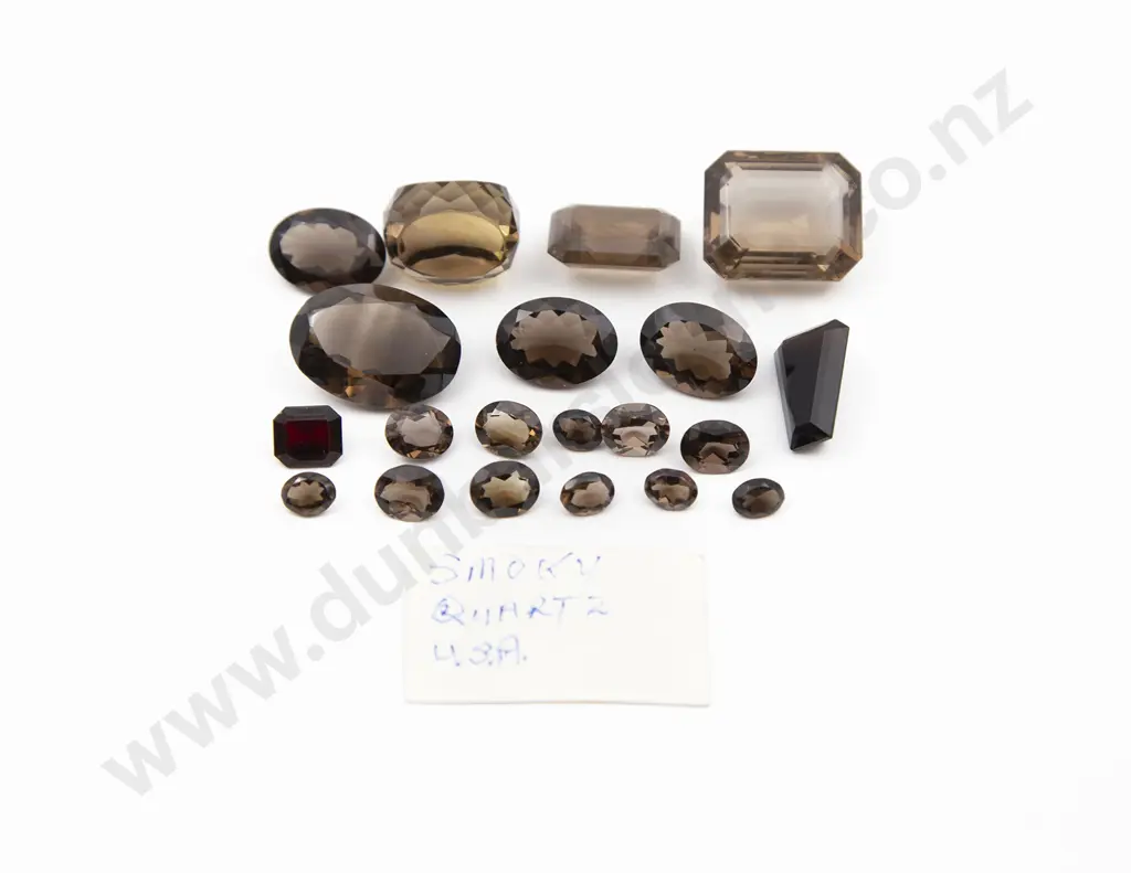 Collection Unmounted Smoky Quartz Gems Image 1++