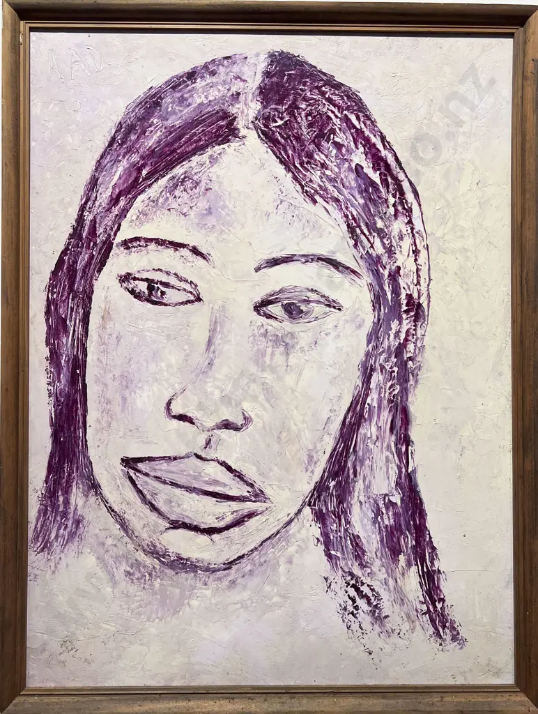 Aad Van Der Heyde - Mixed Media Portrait Image 1++