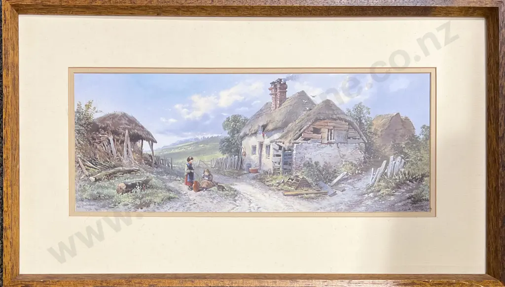 Four Framed Prints and Originals Image 1++