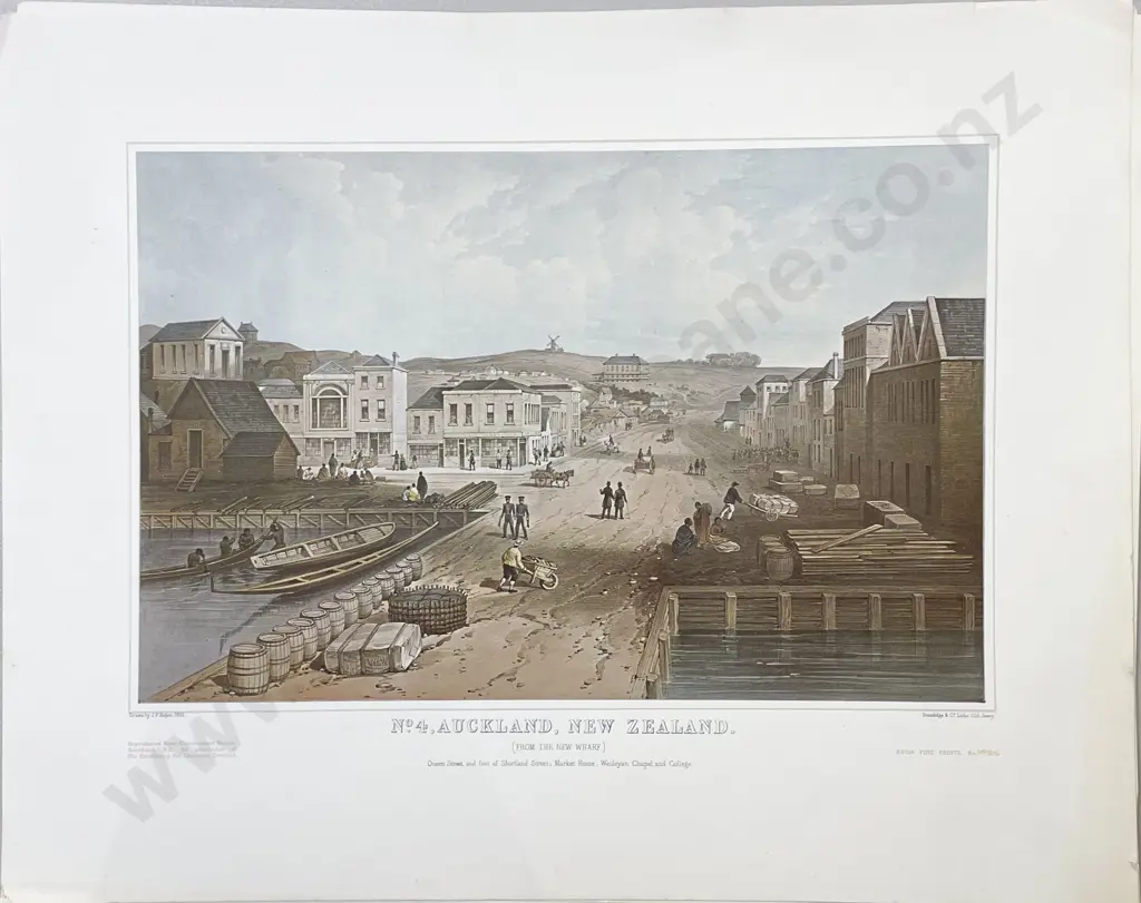Four Avon Loose Historical Prints of Early Auckland Image 1++