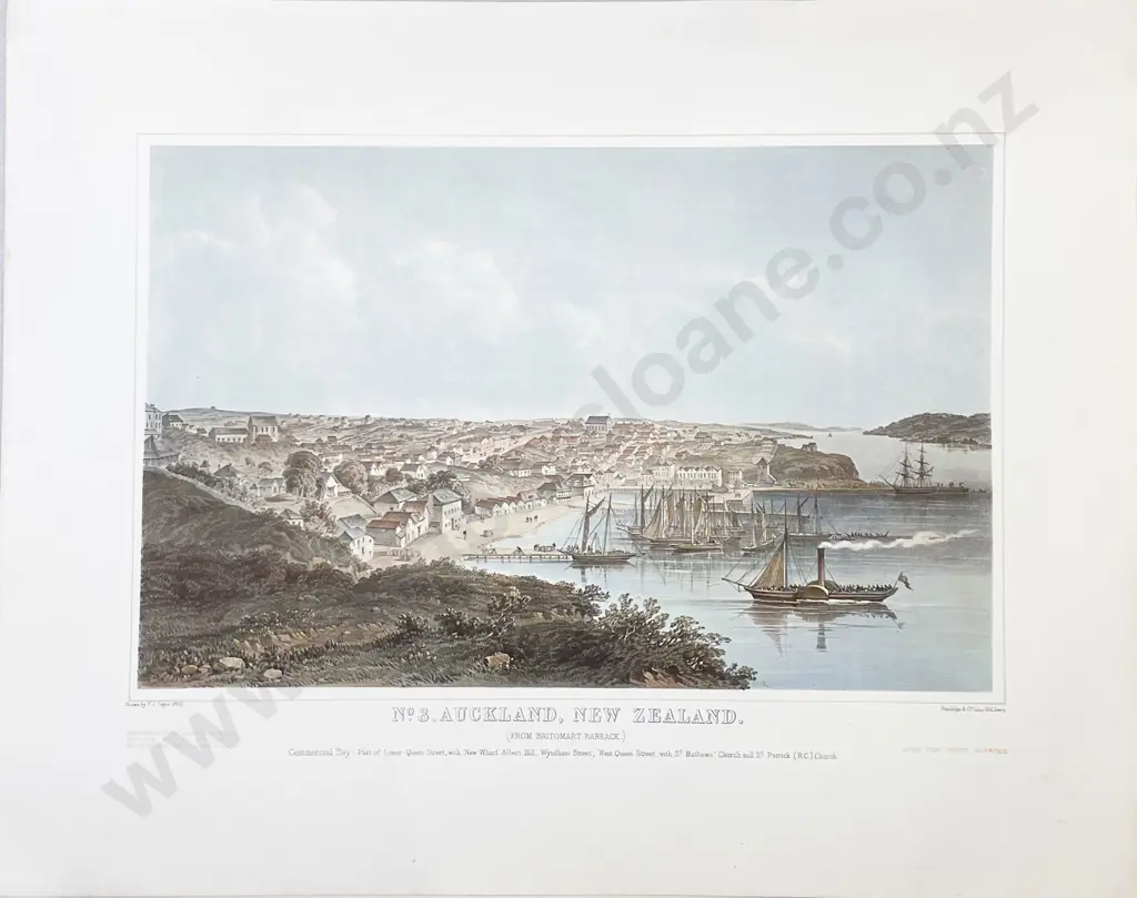 Four Avon Loose Historical Prints of Early Auckland Image 1++