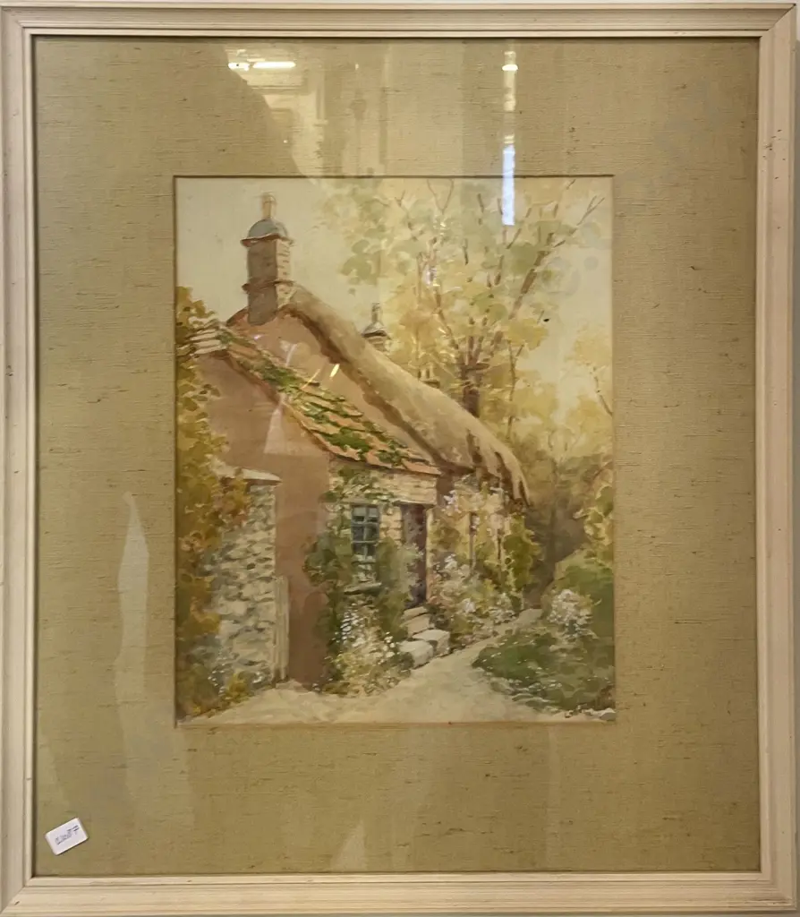 C. H. Howarth - Cottage Scene - W/C Image 1++