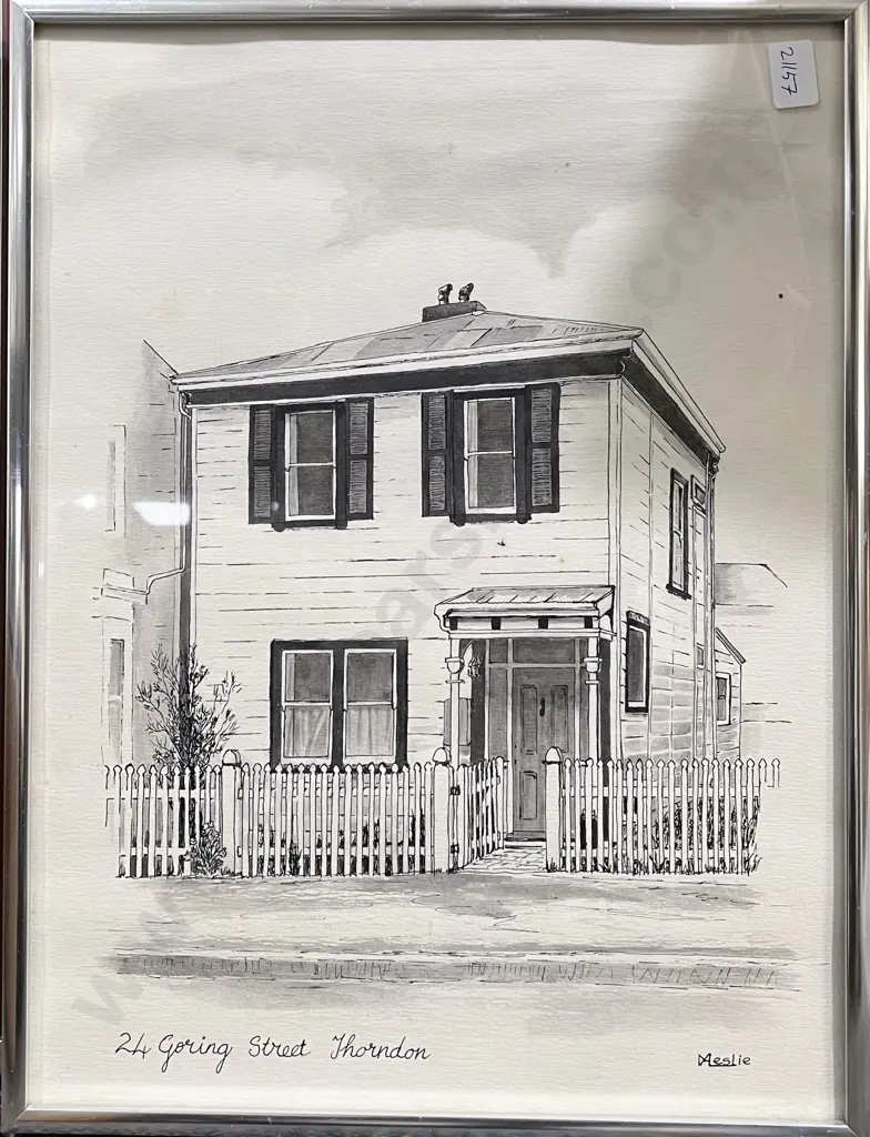 Five Assorted Framed Prints and Originals Image 1++
