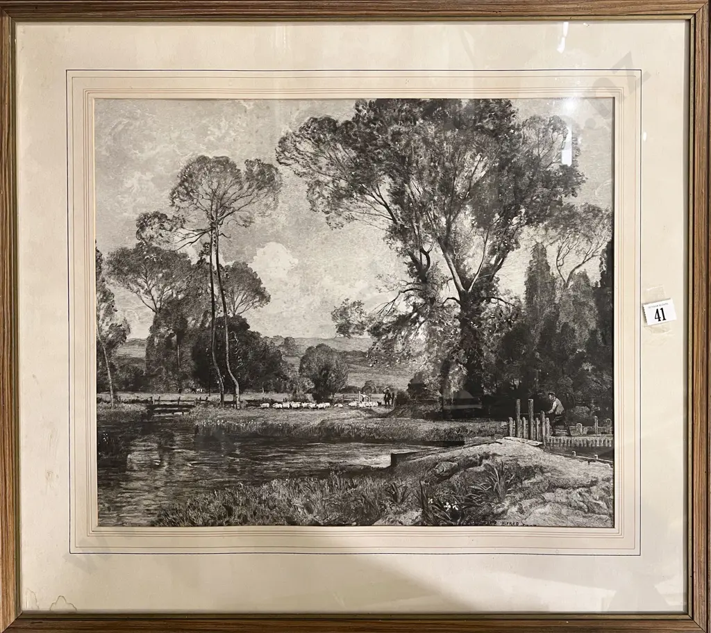 Five Assorted Framed Prints and Originals Image 1++
