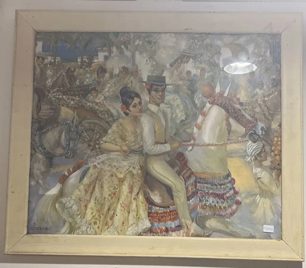 John Strevens - Spaniard Fiesta - Print Image 1++