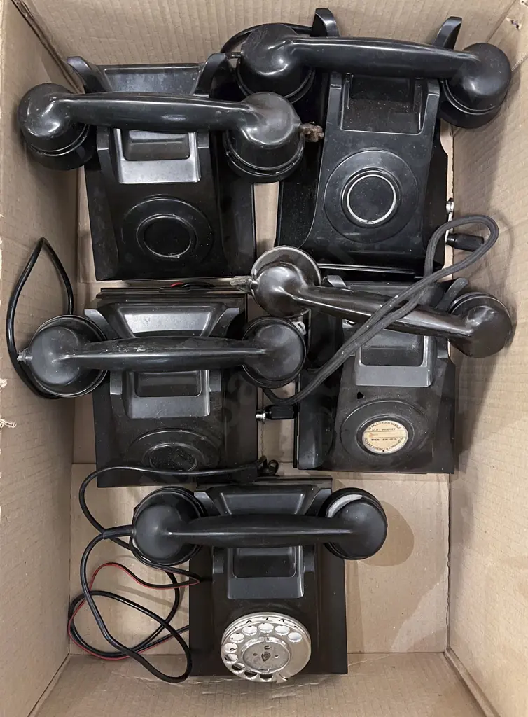 Five Assorted Vintage Telephones Image 1++