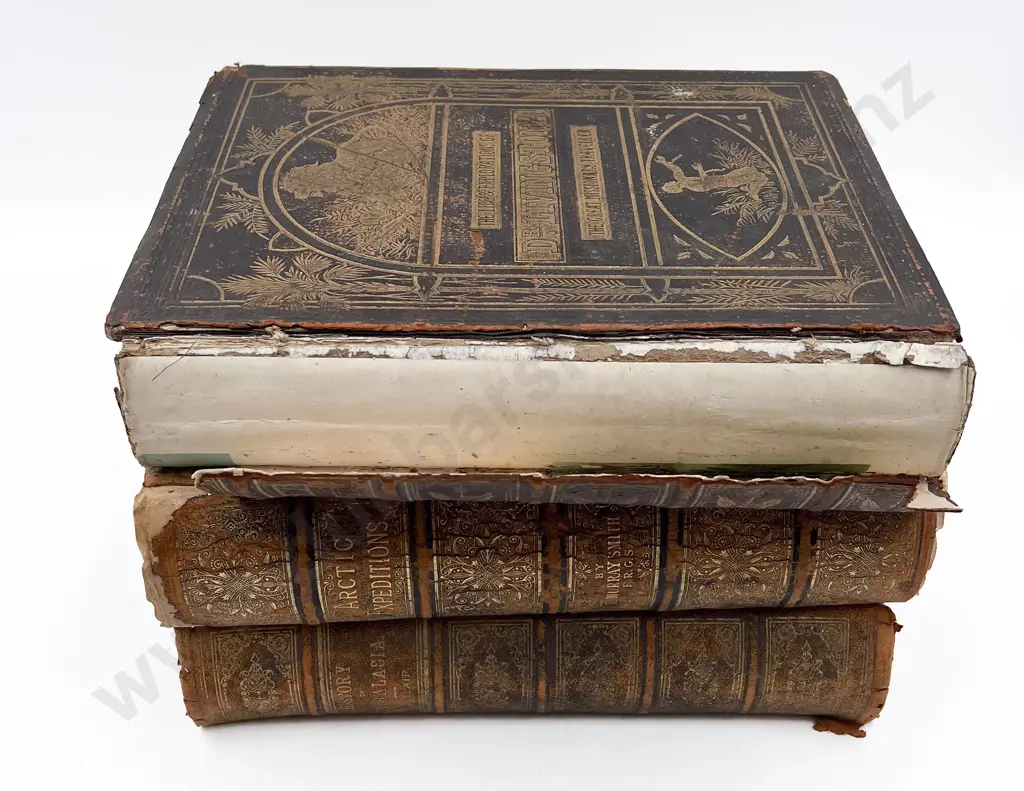 History of Australasia Together with Two Vintage Exploration Volumes Image 1++