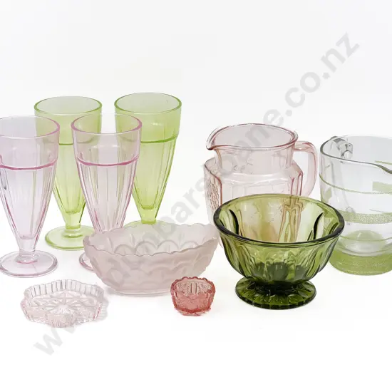 Box of Assorted Vintage Glassware