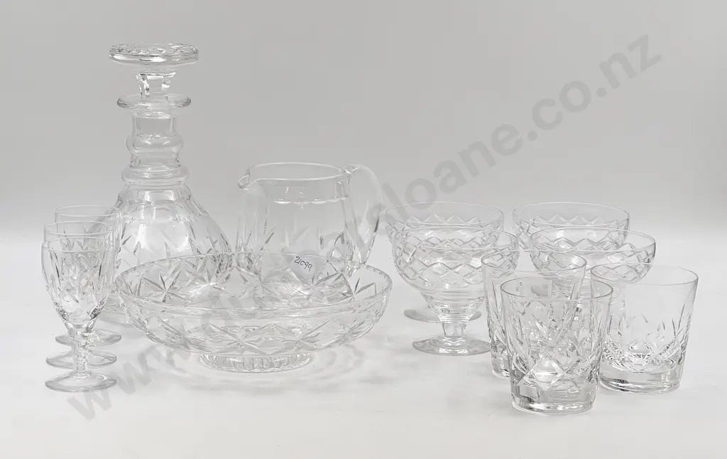 Thirteen Pieces of Assorted Stuart Crystal Image 1++