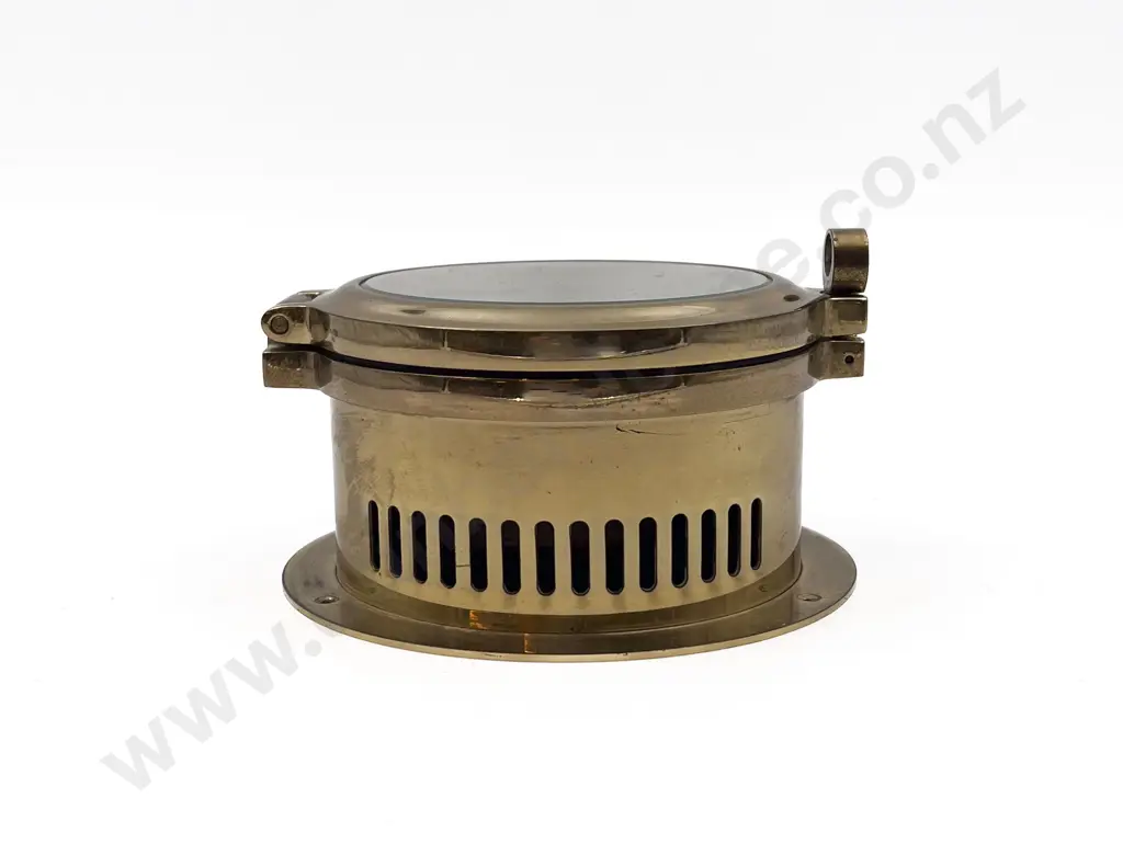 Modern German Brass Ships Clock Image 1++