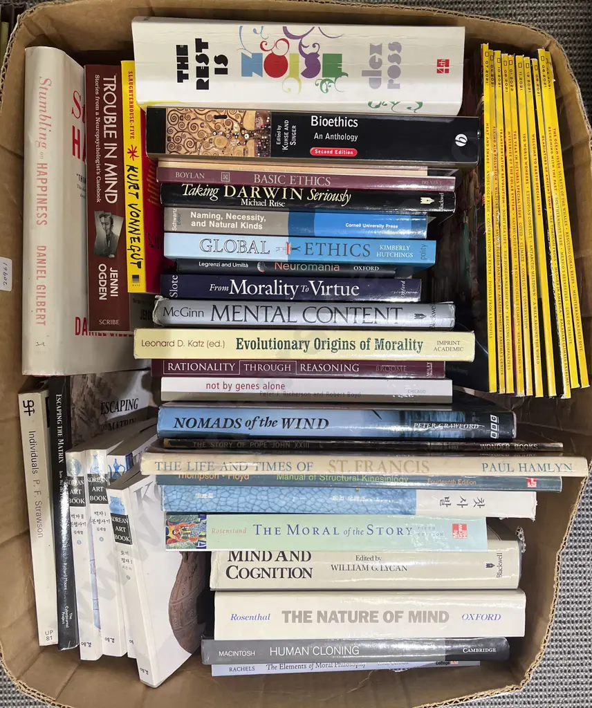 Box of Assorted Books Image 1++
