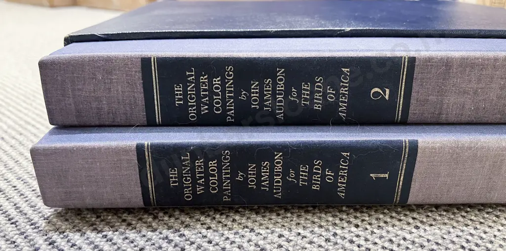 Volume I & II of The Birds of America by J. J. Audubon Image 1++