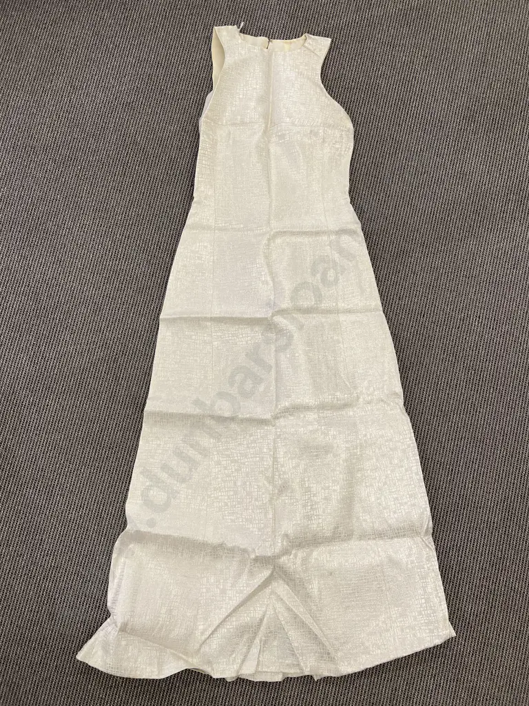 Box Including Various Silk Scarves and A 1980's American Cocktail Dress Image 1++