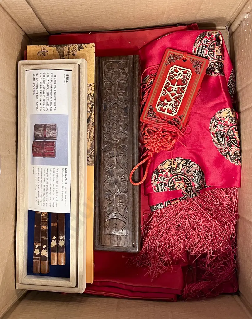 Box of Assorted Including Decorative Chopsticks Image 1++
