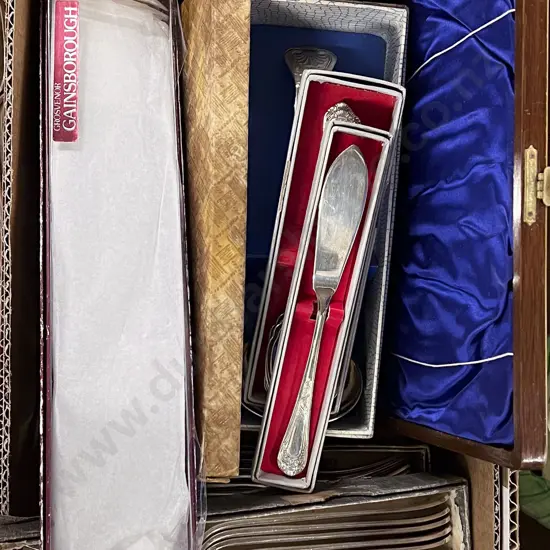 Quantity of Assorted Boxed S/P Cutlery etc