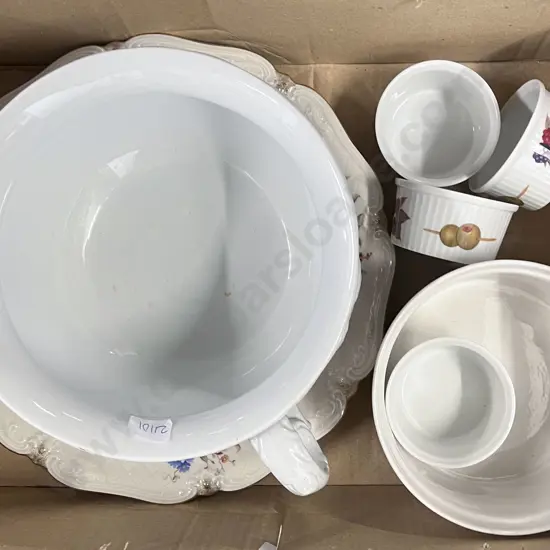 Box of Assorted Fancy China etc Including Royal Worcester