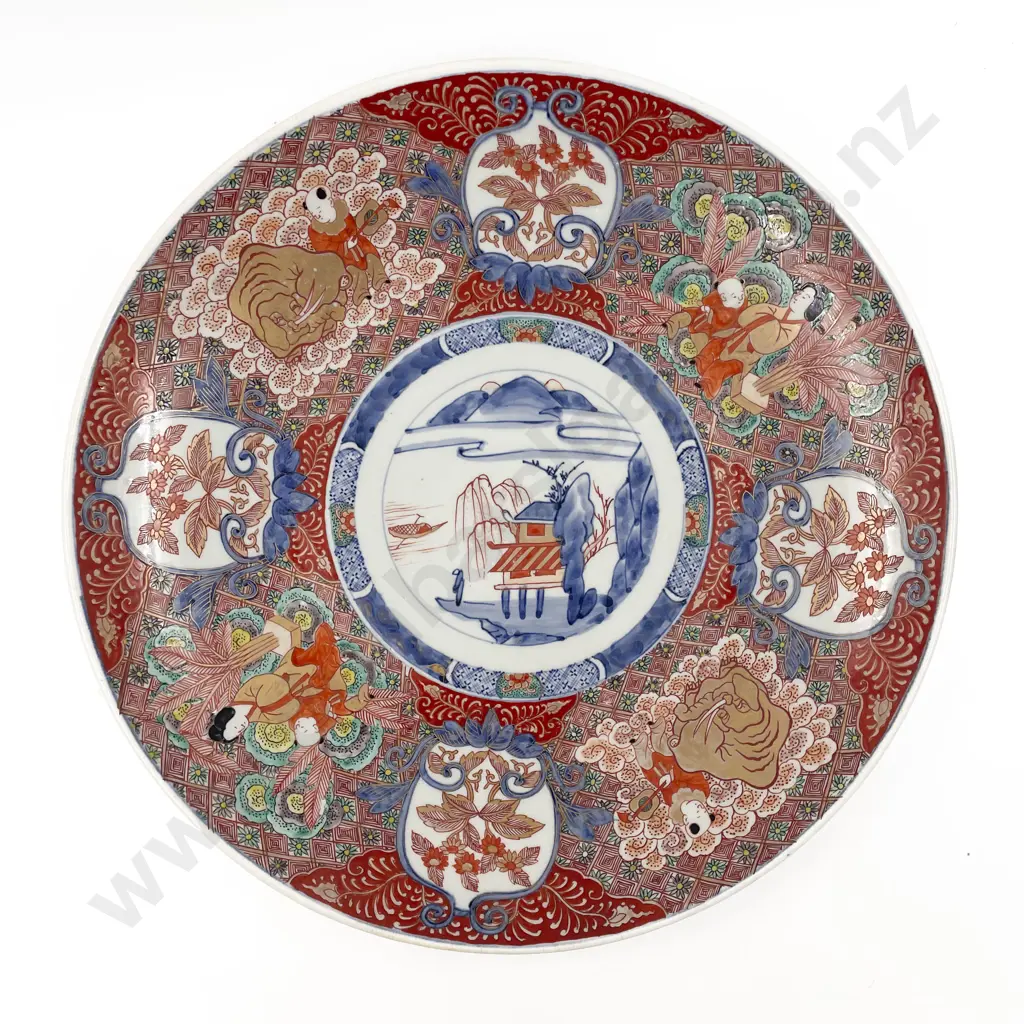 Large Imari Pattern Charger Image 1++