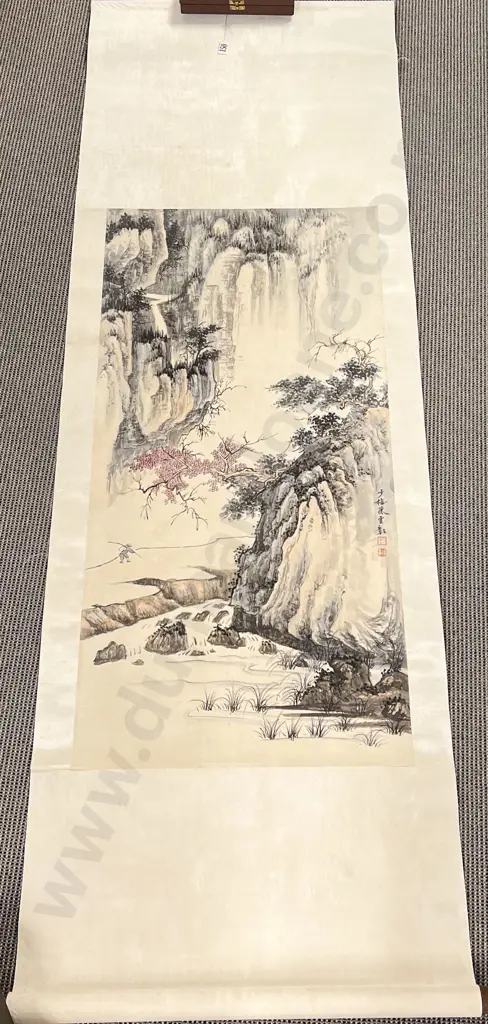 Japanese W/C Scroll Image 1++