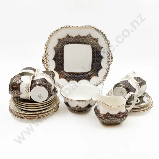 Aynsley Fancy China Part Tea Set