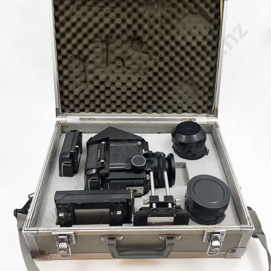 Mamiya RB67 Camera and Accessories in Carrying Case