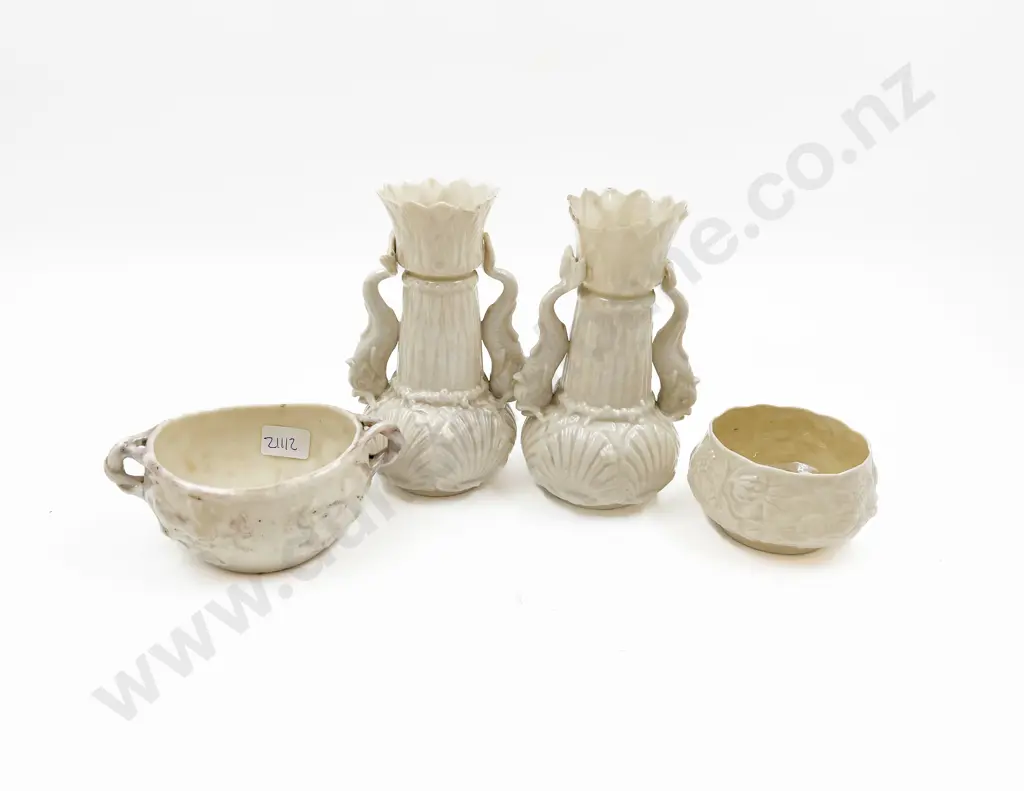 Four Pieces of Assorted Belleek Image 1++