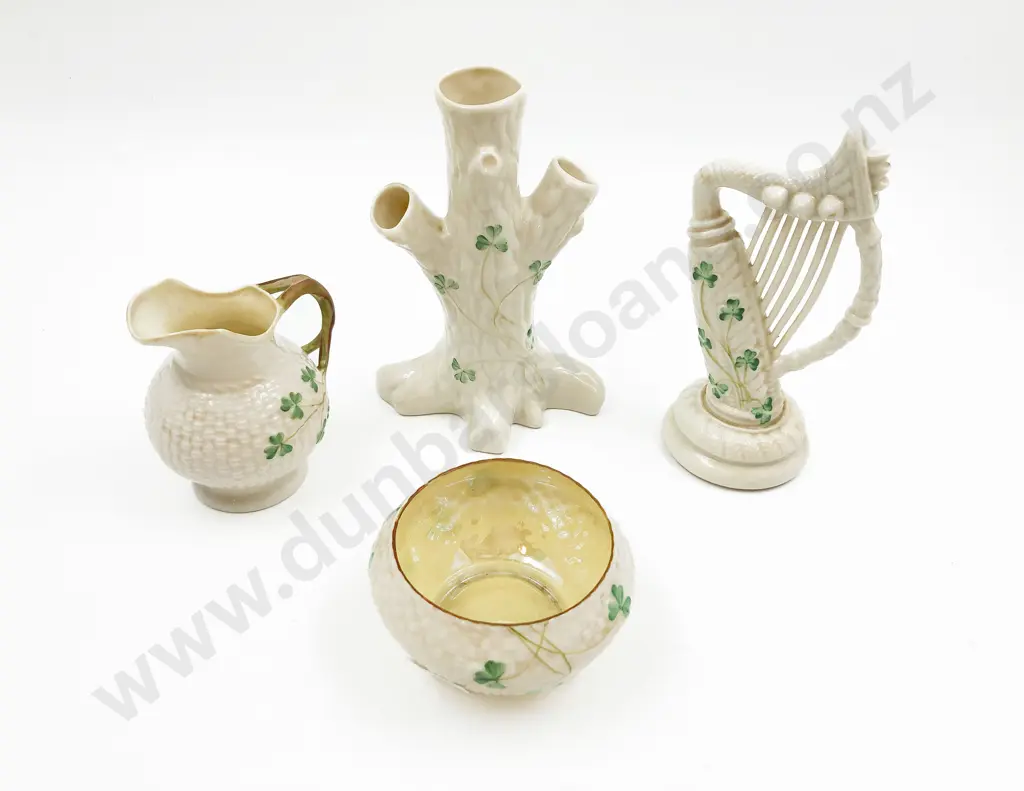 Four Pieces of Assorted Belleek Image 1++