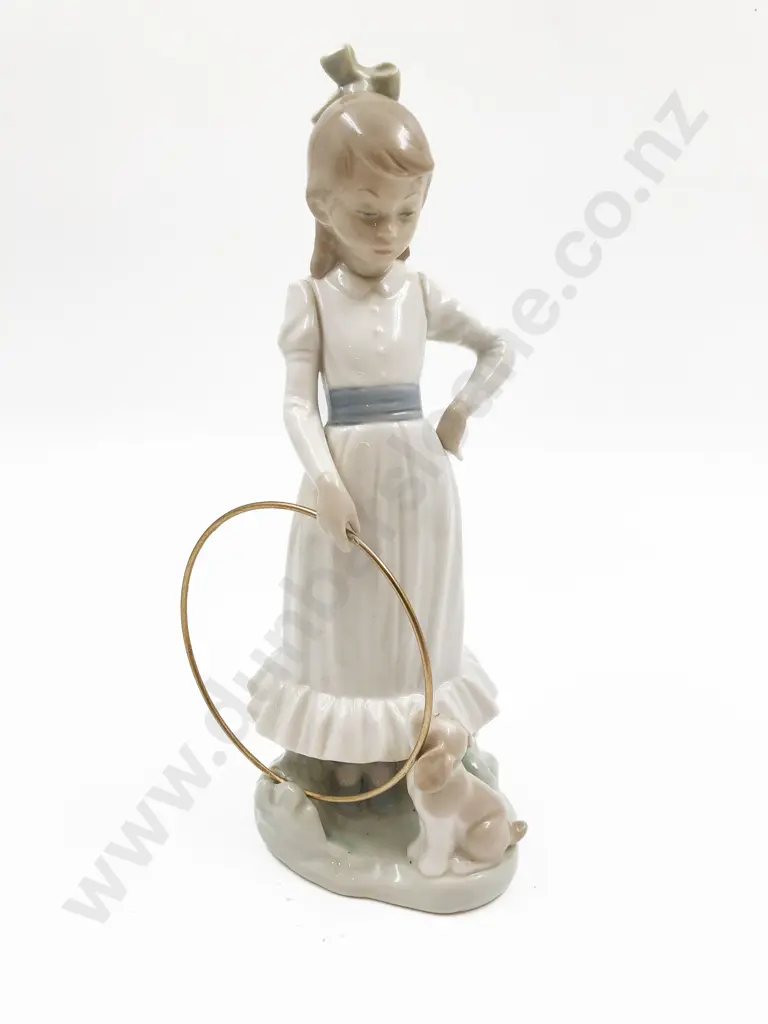 Nao Figure of Girl with Puppy Image 1++