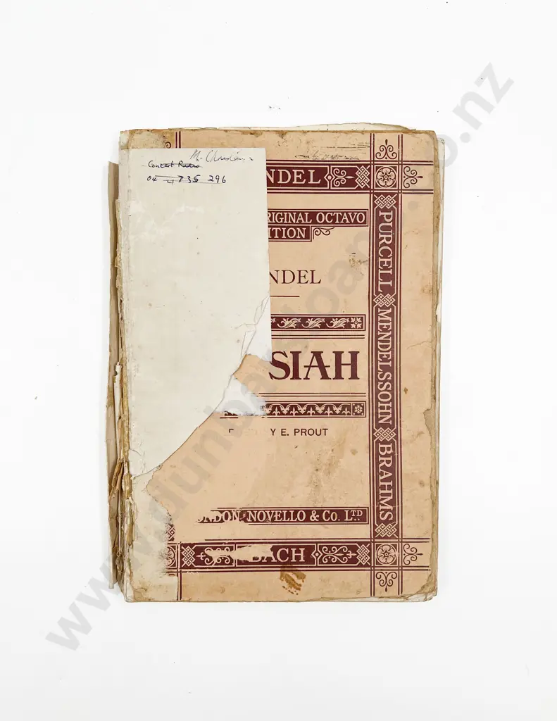 Vintage Sheet Music Book Image 1++