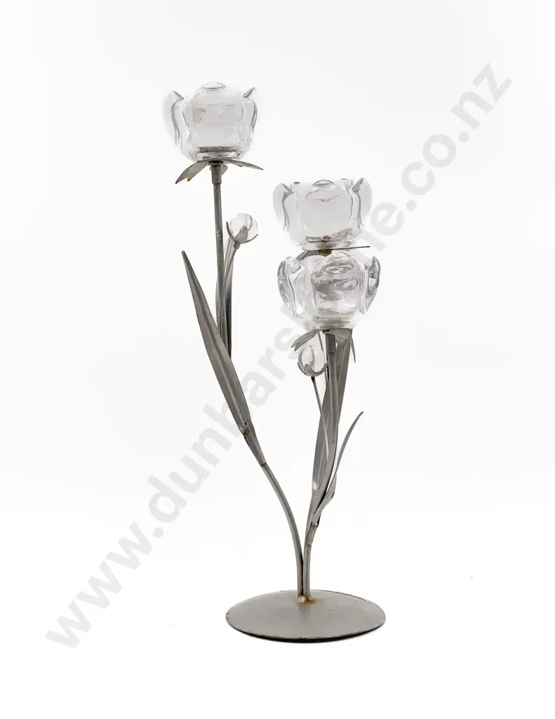 Floral Form Candle Holder Image 1++