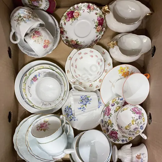 Box of Assorted Fancy China